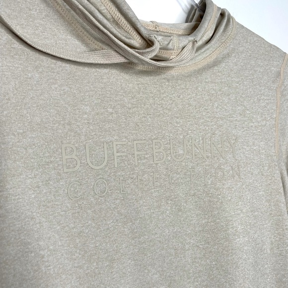 BuffBunny Collection | Jasmine Cropped Hoodie Nude/Tan Medium - Picture 5 of 7